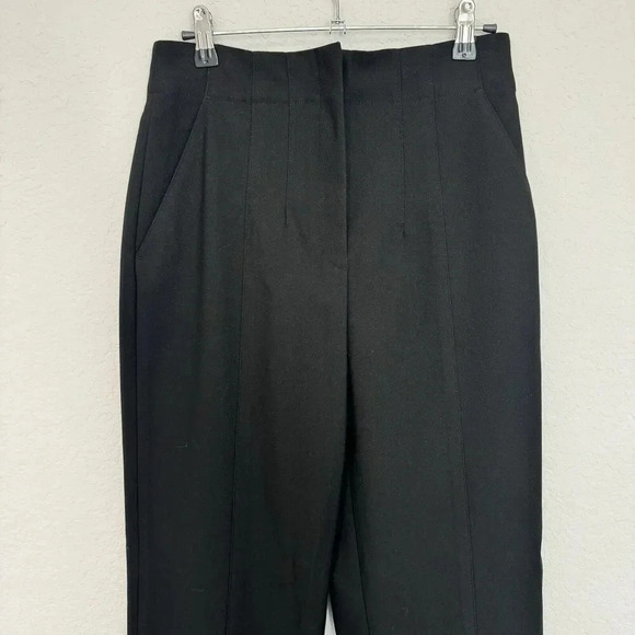 A.L.C Pants Straight Leg Black Size 4 High Rise Old Money - Picture 3 of 12